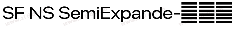 SF NS SemiExpande字体转换 SF NS SemiExpande字体转换